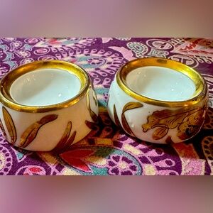 Vintage porcelain salt cellars